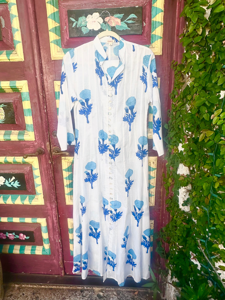 Blue Poppy Palm Beach Tunic Dress