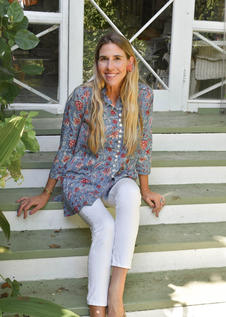 Sunset Garden Palm Beach Tunic