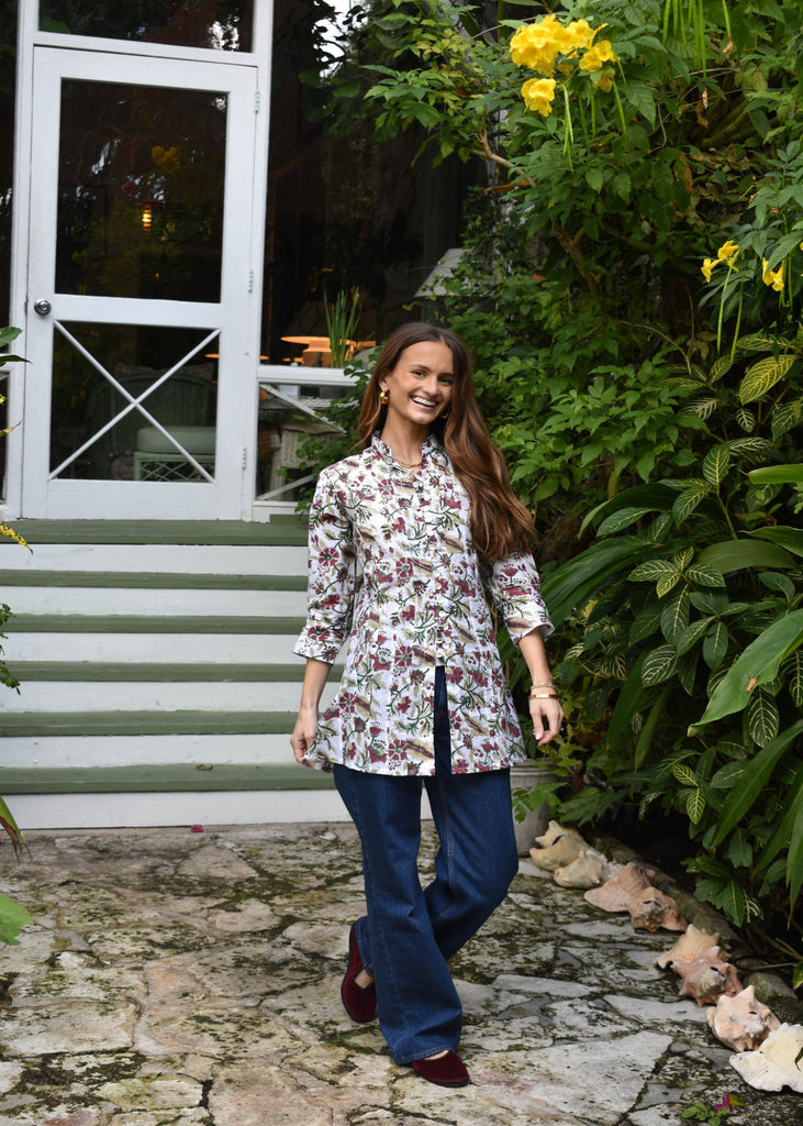 Autumn Flowers Palm Beach Tunic