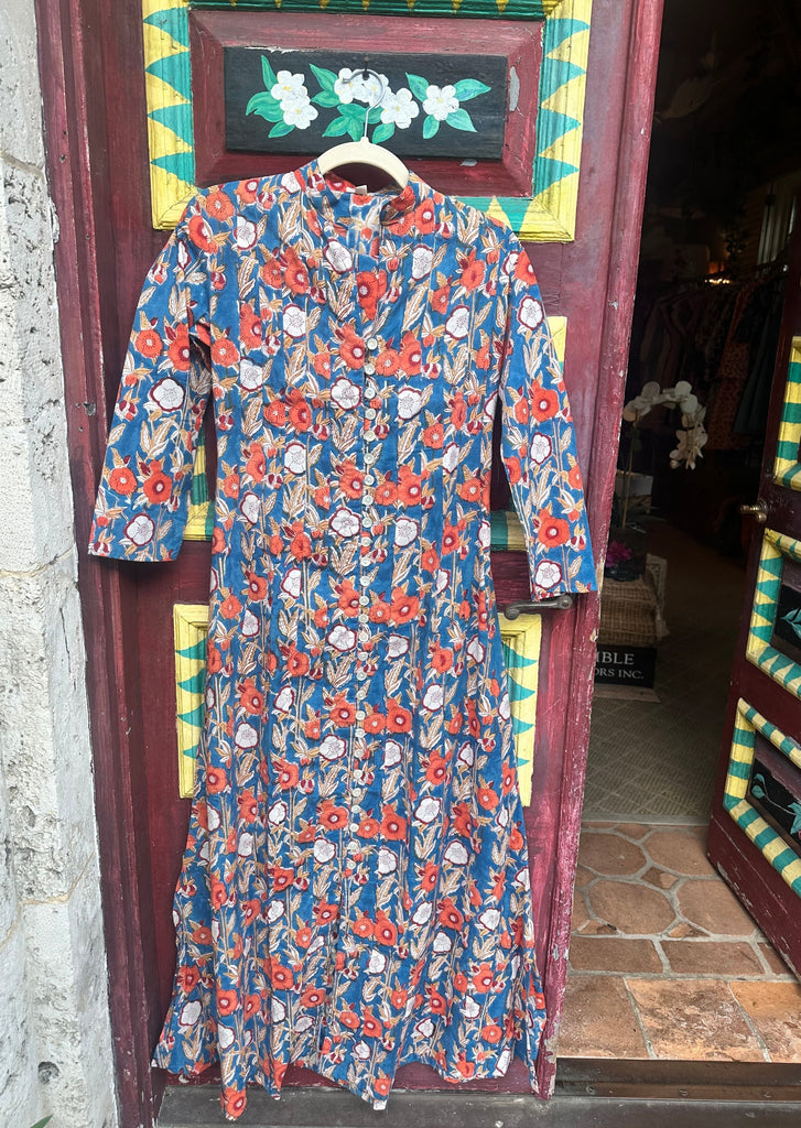 Palm Beach Tunic Dress - Primary Garden - The Kemble Shop