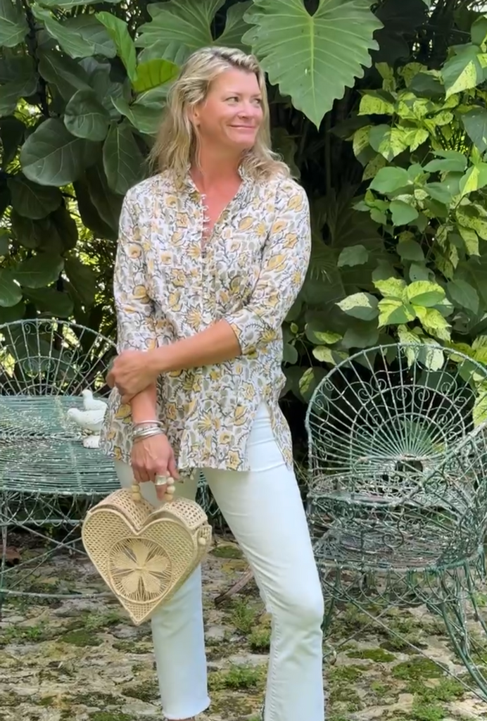 Yellow Ritz Palm Beach Tunic