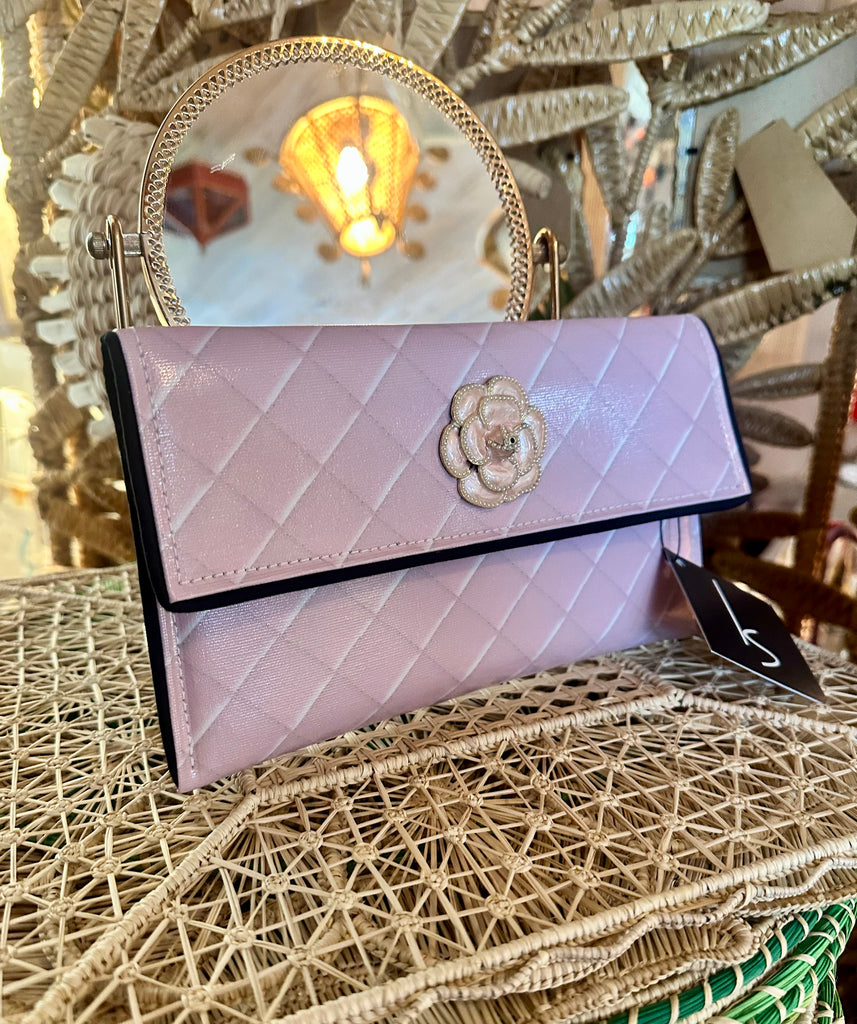 A Rose by Any Other Name - Pink Clutch