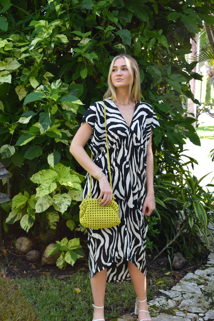 Black Zebra Palm Beach Kaftan