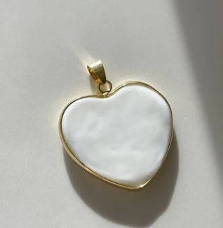 Muraco Glass Heart Charm - Idalia