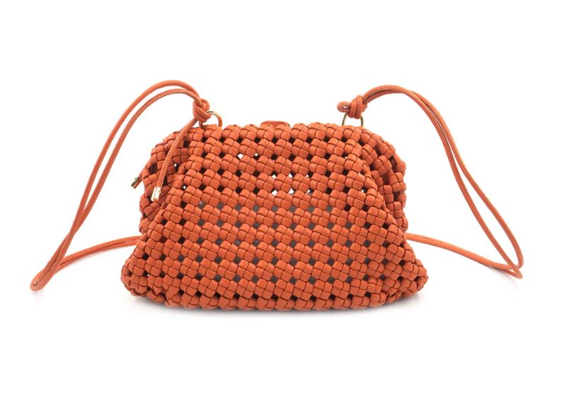 Bags & Totes - Woven Crossbody w/Strap & Insert - The Kemble Shop