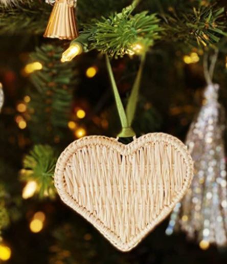 Rattan Heart Ornament