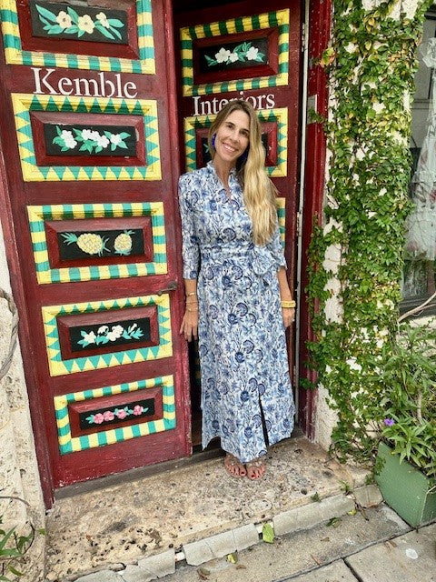 Shades of Blue Palm Beach Tunic Dress