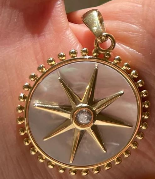 North Star Charm Medallion - Idalia