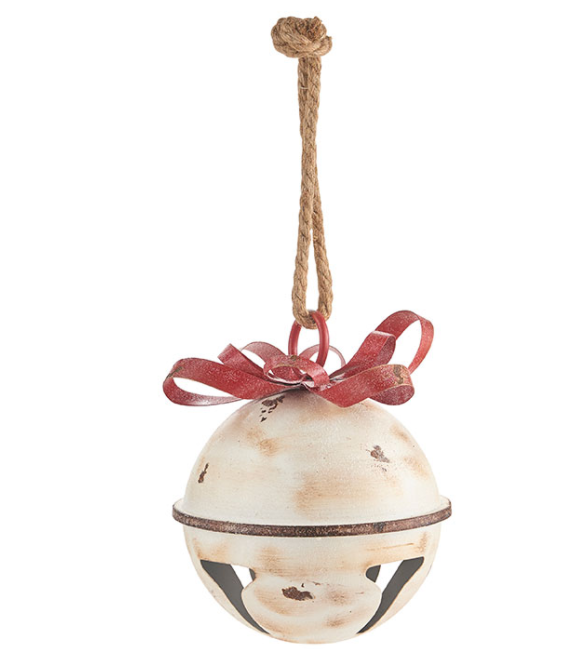 Jingle Bell With Bow Ornament