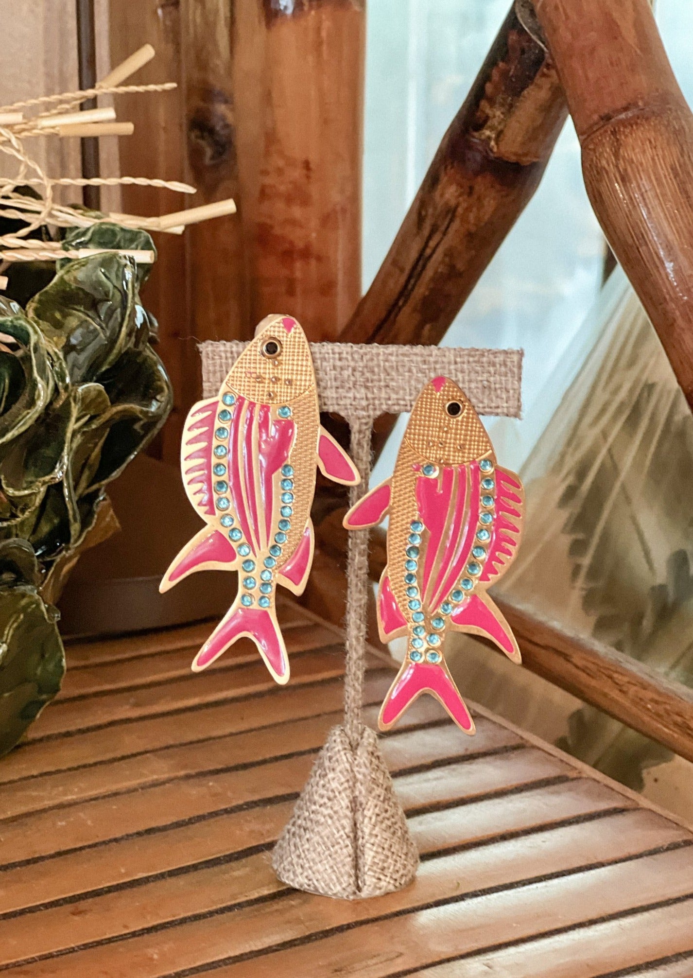 Mercedes Salazar - Pink Fish Earring | The Kemble Shop